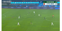 安以恩傳中，姆本扎頭球破門，鐵人客場1-0領先浙江